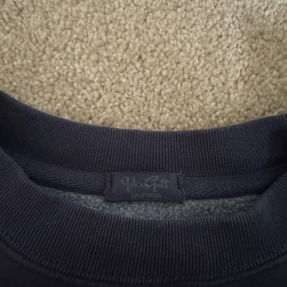 Brandy Melville Blue Crewneck Sweater New York Print - Picture 2 of 4